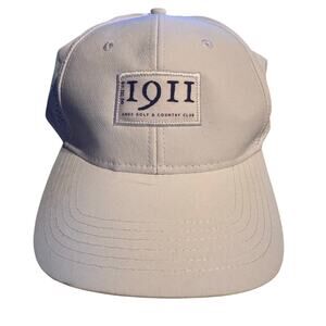 The 1911 Golf Hat Mid Fit‎ Ahead white/black